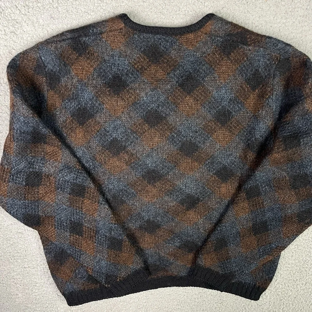 Vintage 60s‎ Catalina Mohair Sweater Grunge Fuzzy Men's XL